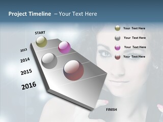 Space Attractive Party Entertainer PowerPoint Template