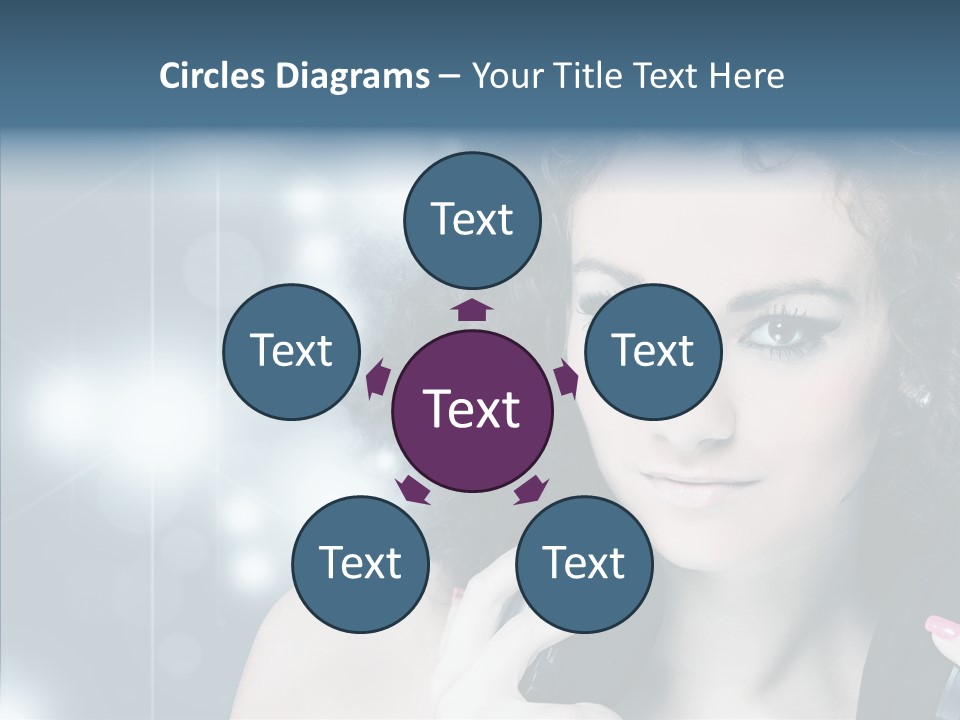 Space Attractive Party Entertainer PowerPoint Template