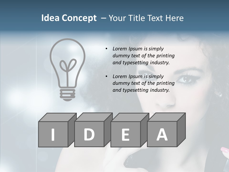 Space Attractive Party Entertainer PowerPoint Template