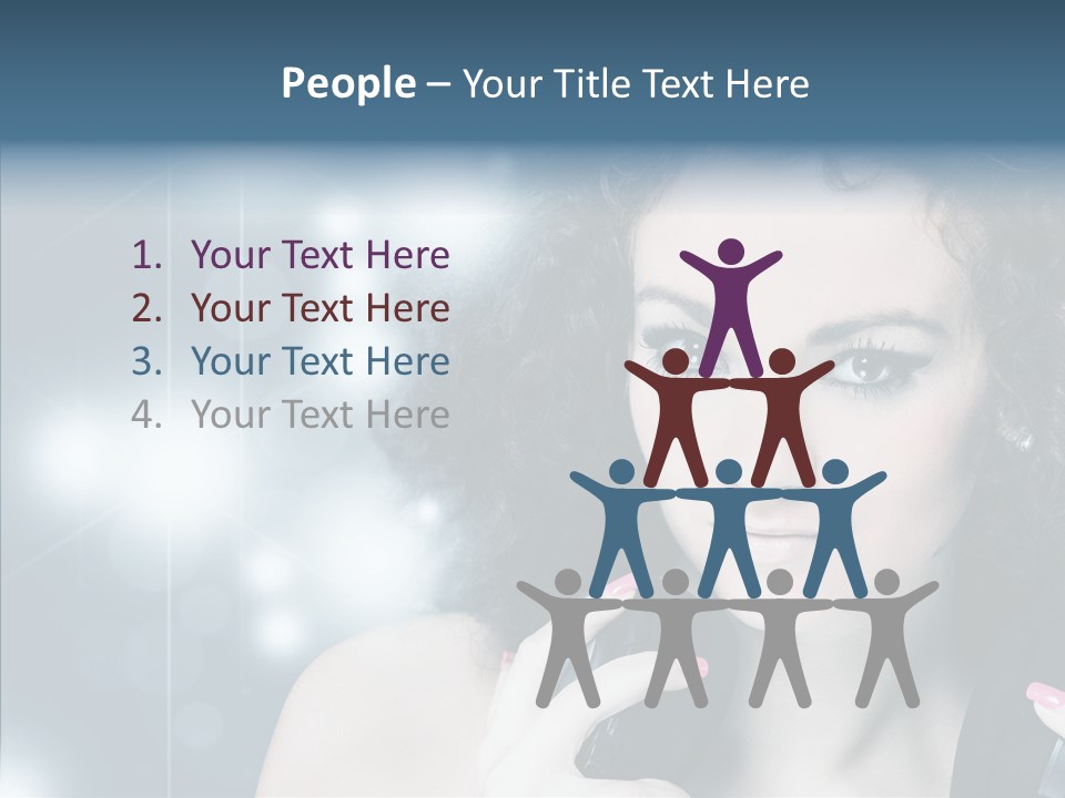 Space Attractive Party Entertainer PowerPoint Template