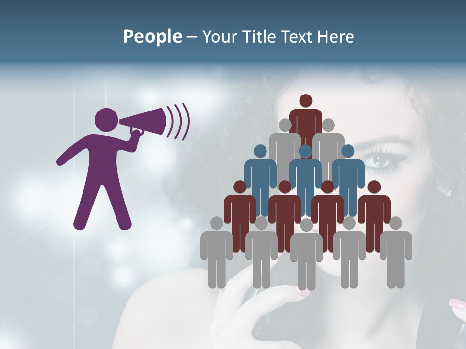 Space Attractive Party Entertainer PowerPoint Template