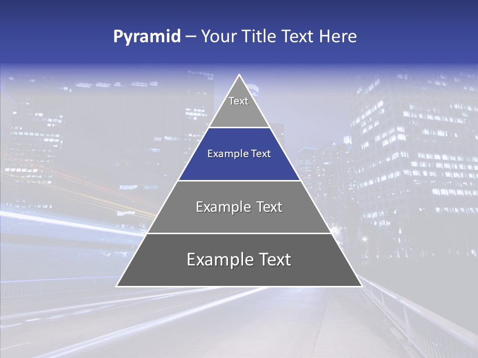 District Cityscape Road PowerPoint Template
