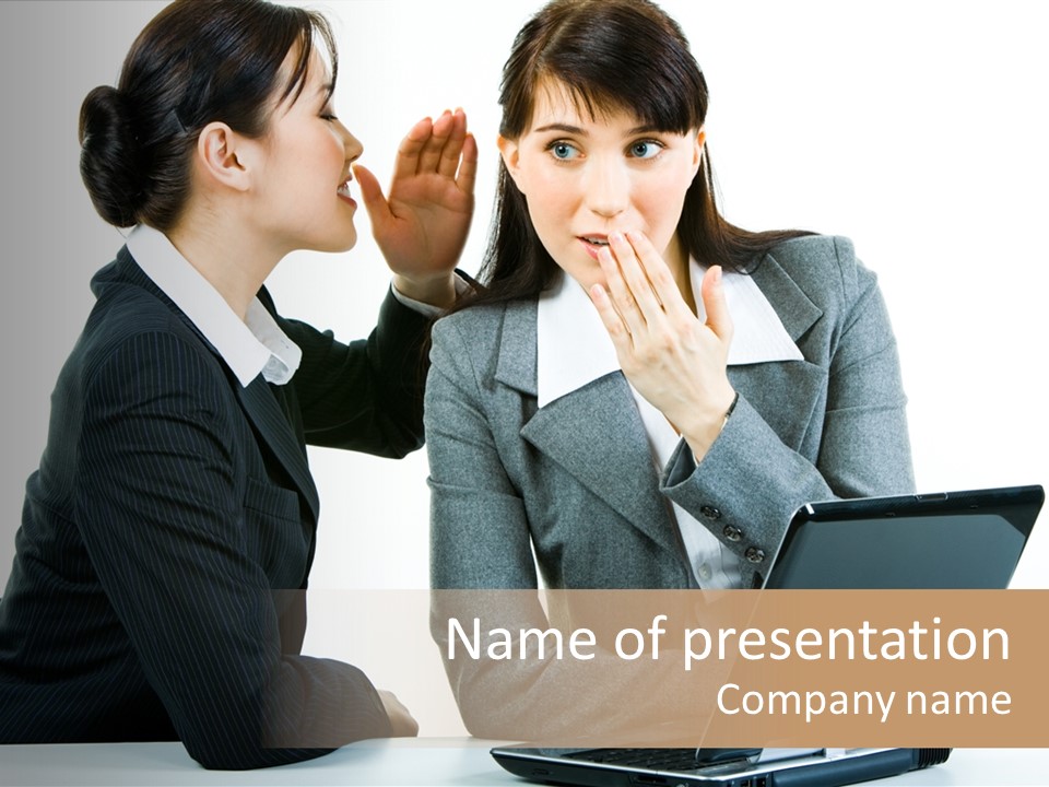 Professional Female Hand PowerPoint Template
