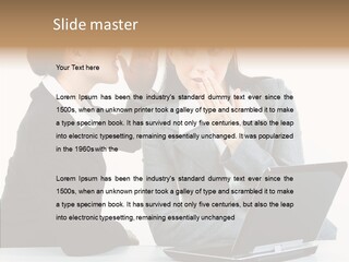 Professional Female Hand PowerPoint Template