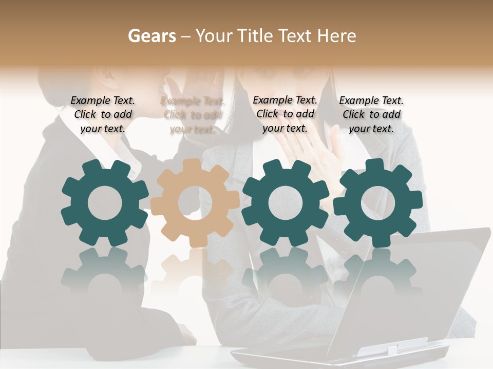 Professional Female Hand PowerPoint Template