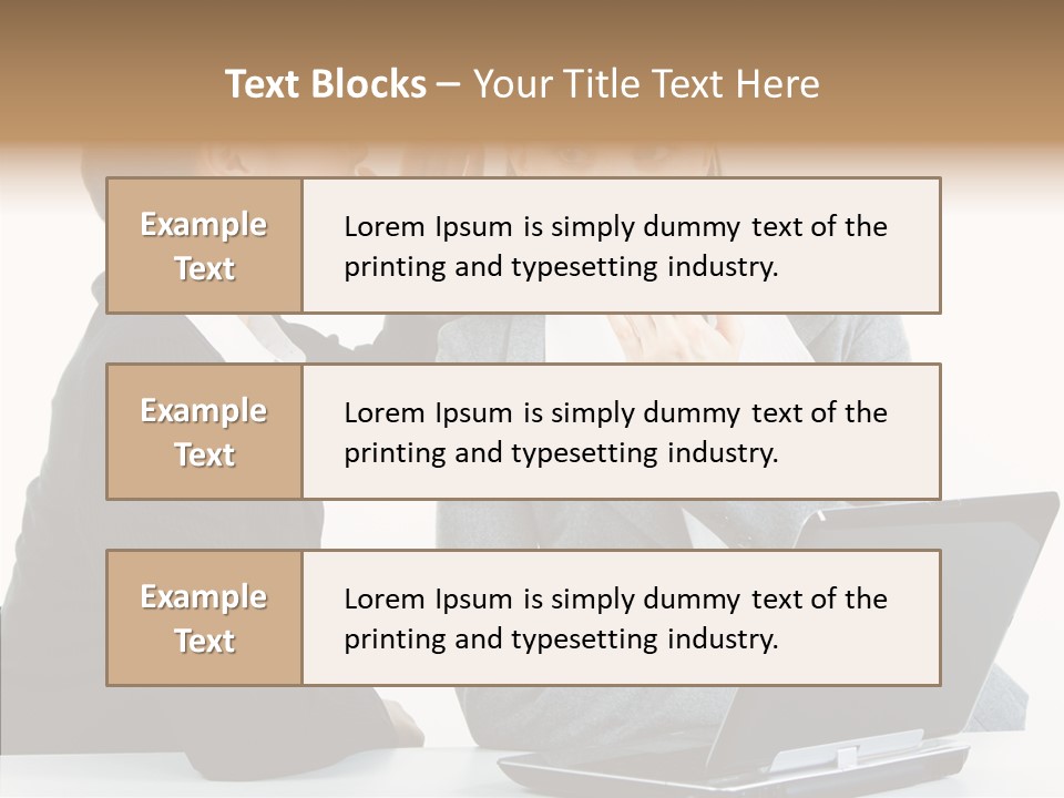Professional Female Hand PowerPoint Template