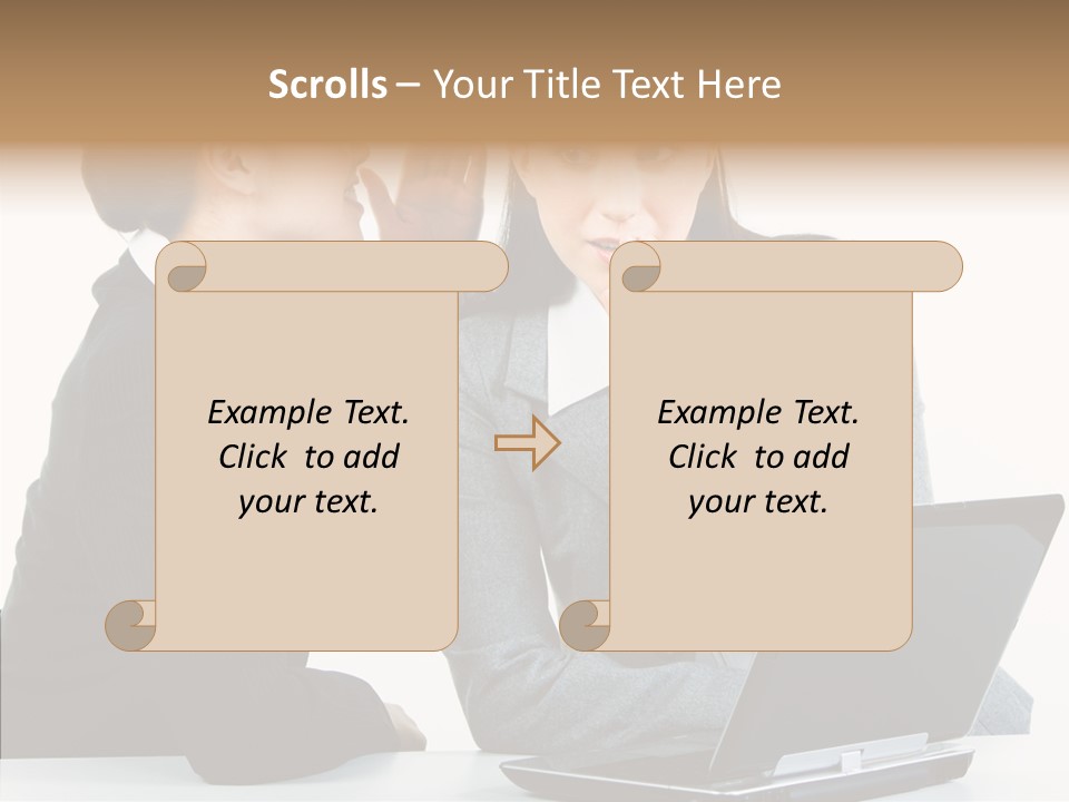 Professional Female Hand PowerPoint Template
