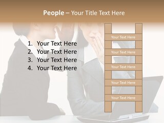 Professional Female Hand PowerPoint Template