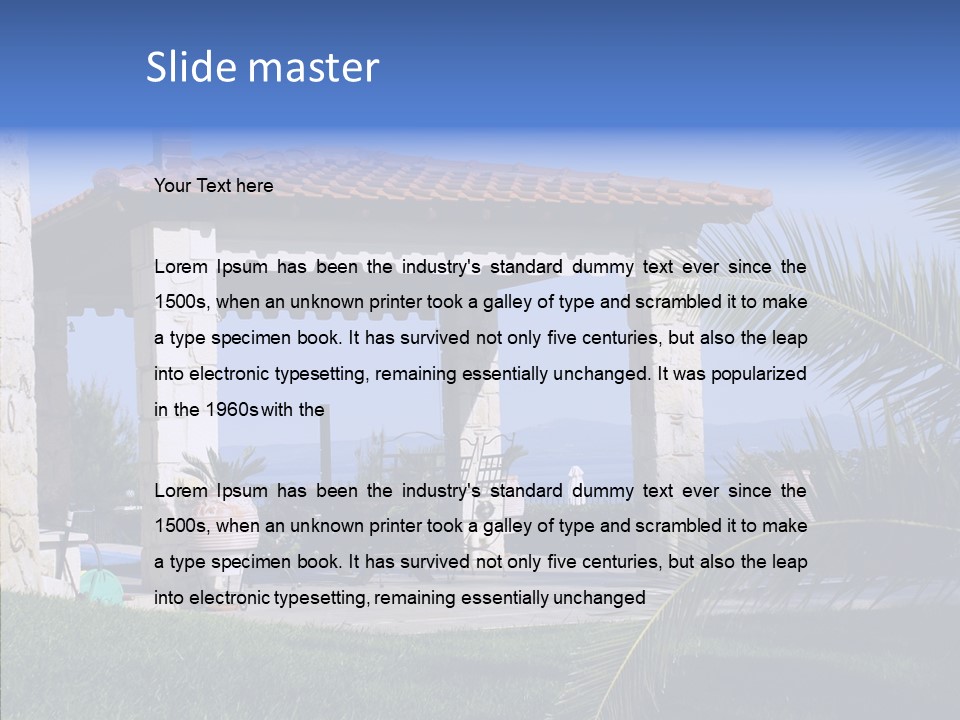 Colorful Residential Home PowerPoint Template