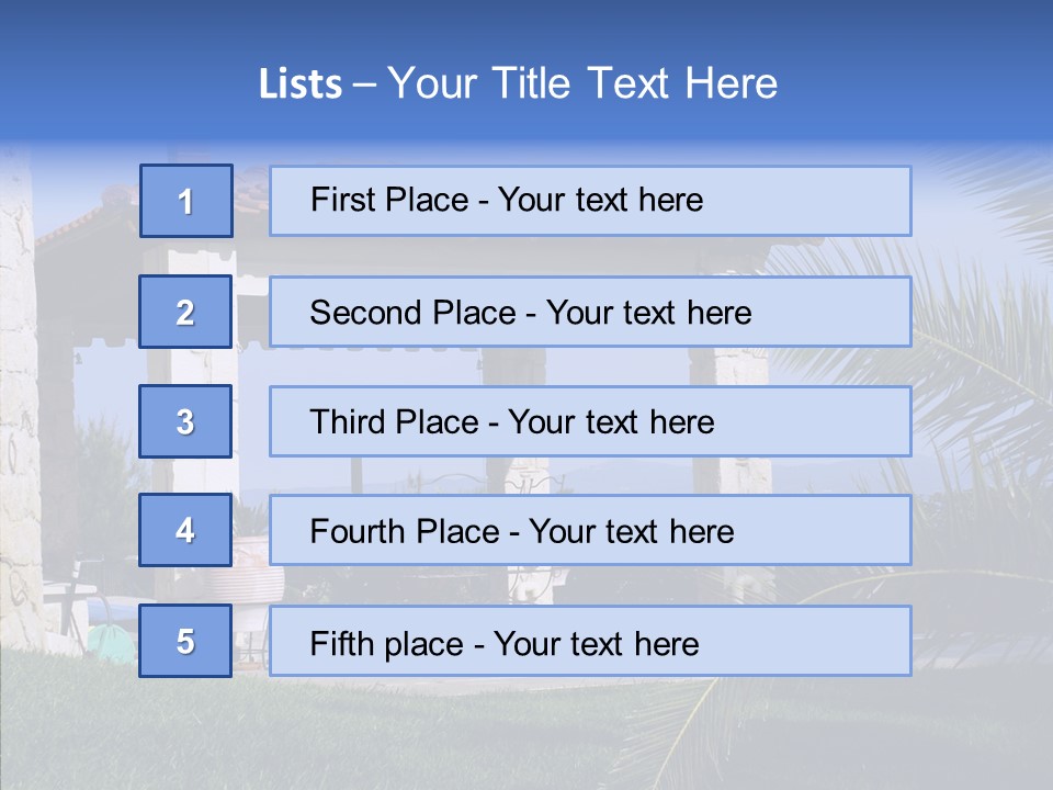 Colorful Residential Home PowerPoint Template
