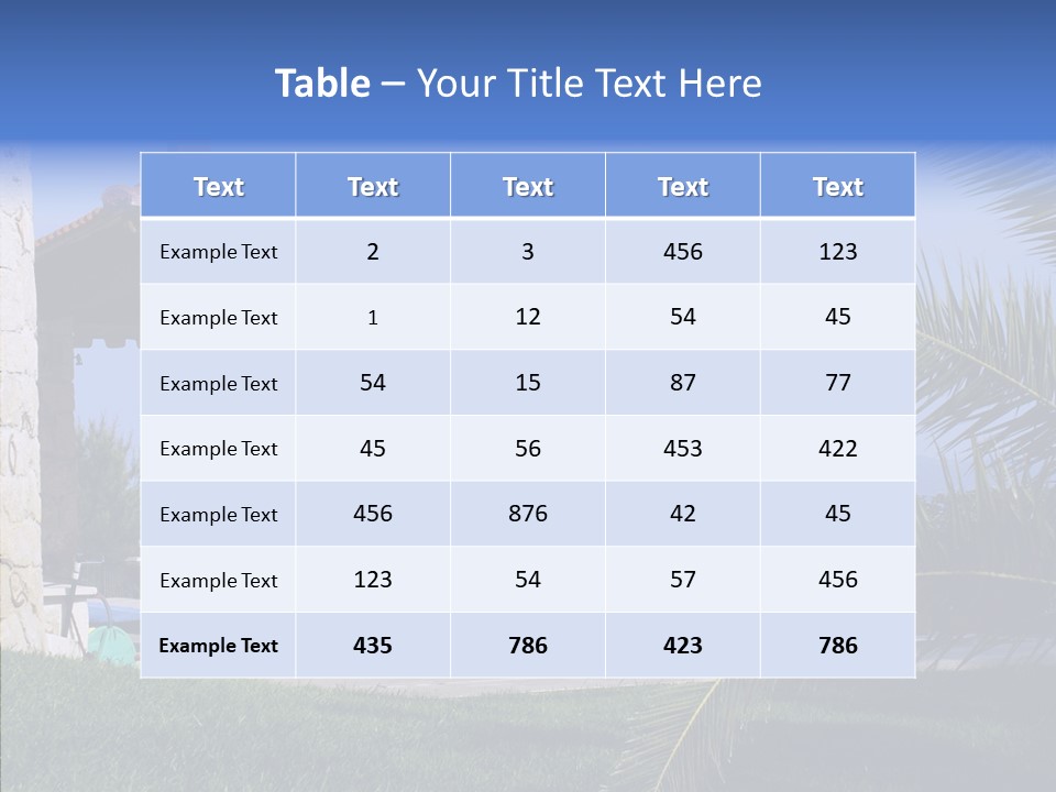 Colorful Residential Home PowerPoint Template