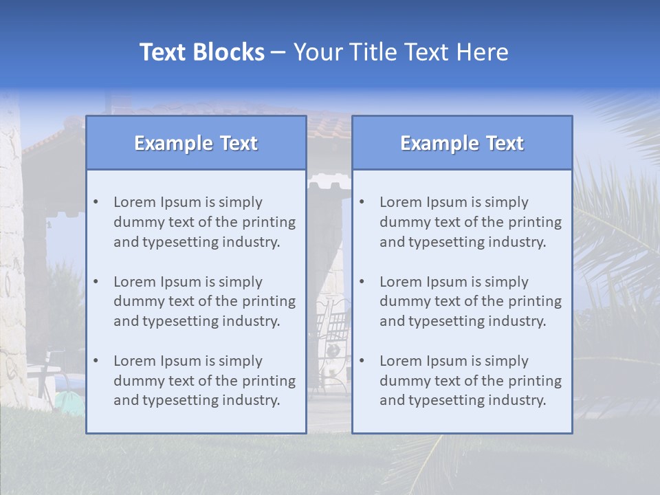 Colorful Residential Home PowerPoint Template