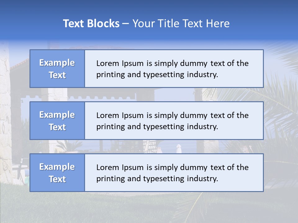 Colorful Residential Home PowerPoint Template