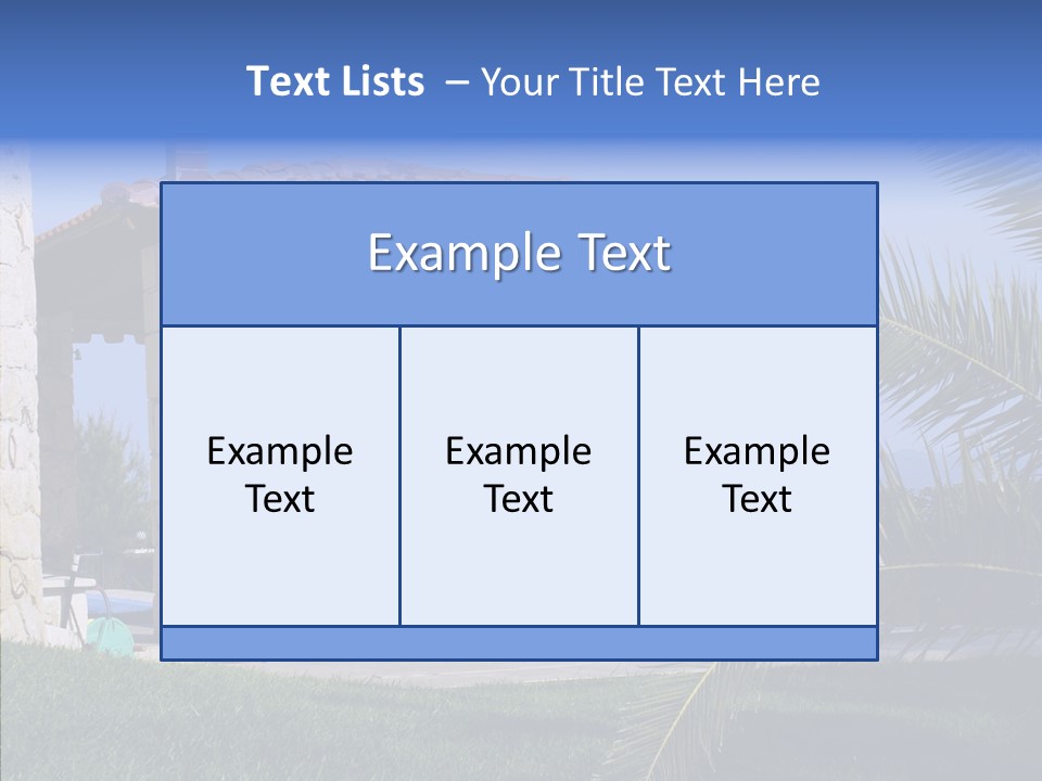 Colorful Residential Home PowerPoint Template