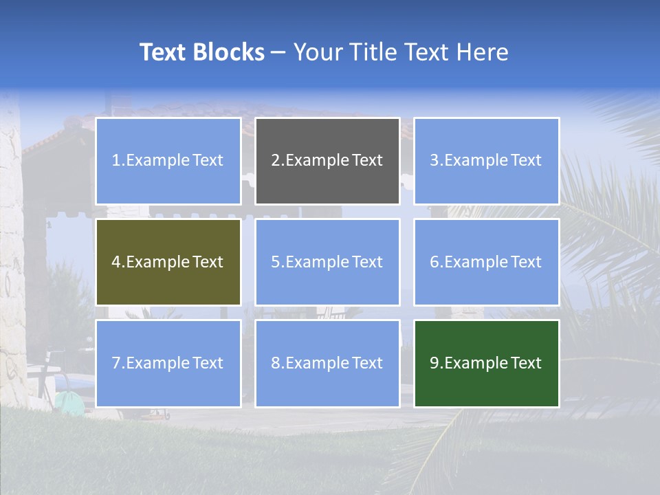 Colorful Residential Home PowerPoint Template