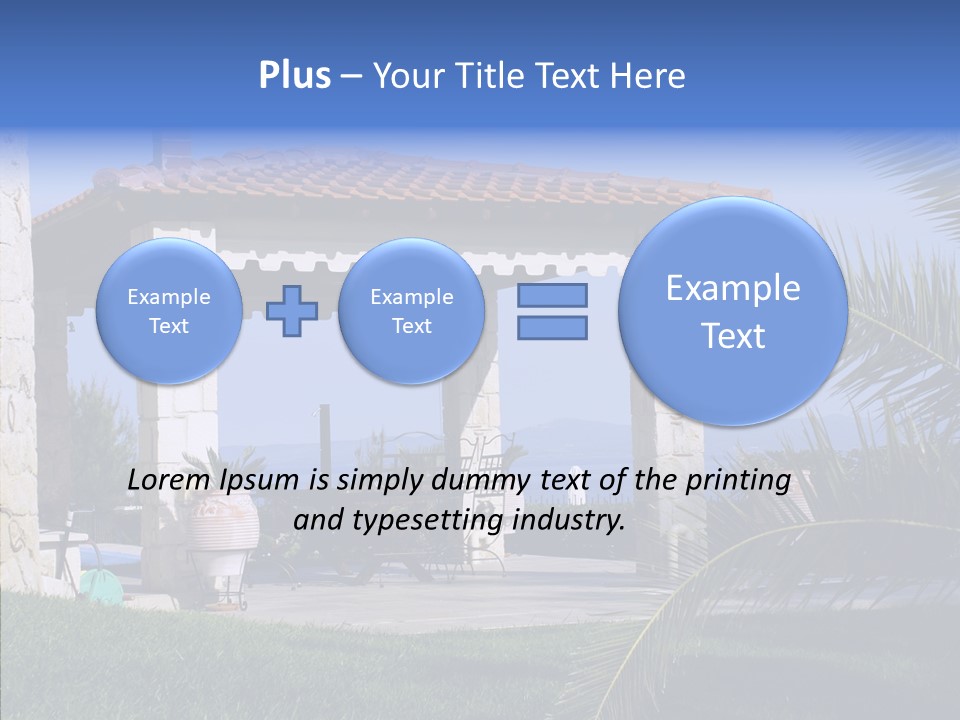 Colorful Residential Home PowerPoint Template