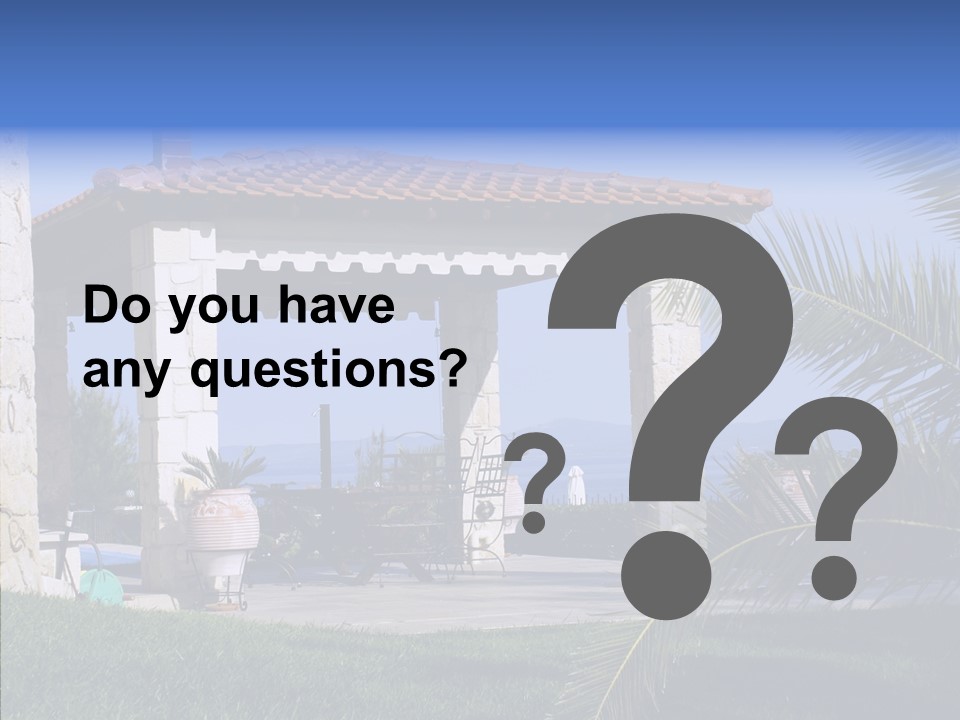 Colorful Residential Home PowerPoint Template