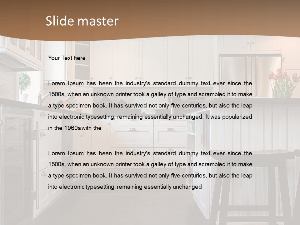 Style Wood Indoor PowerPoint Template