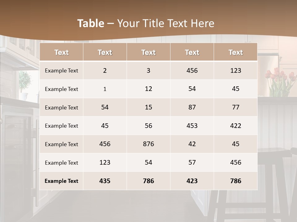 Style Wood Indoor PowerPoint Template