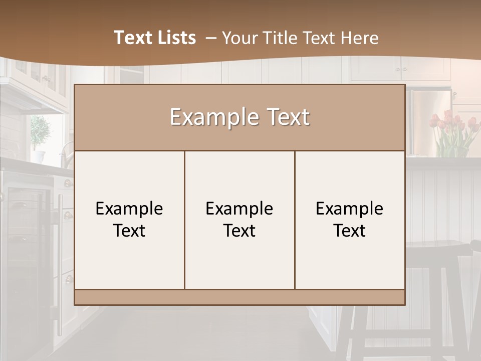 Style Wood Indoor PowerPoint Template