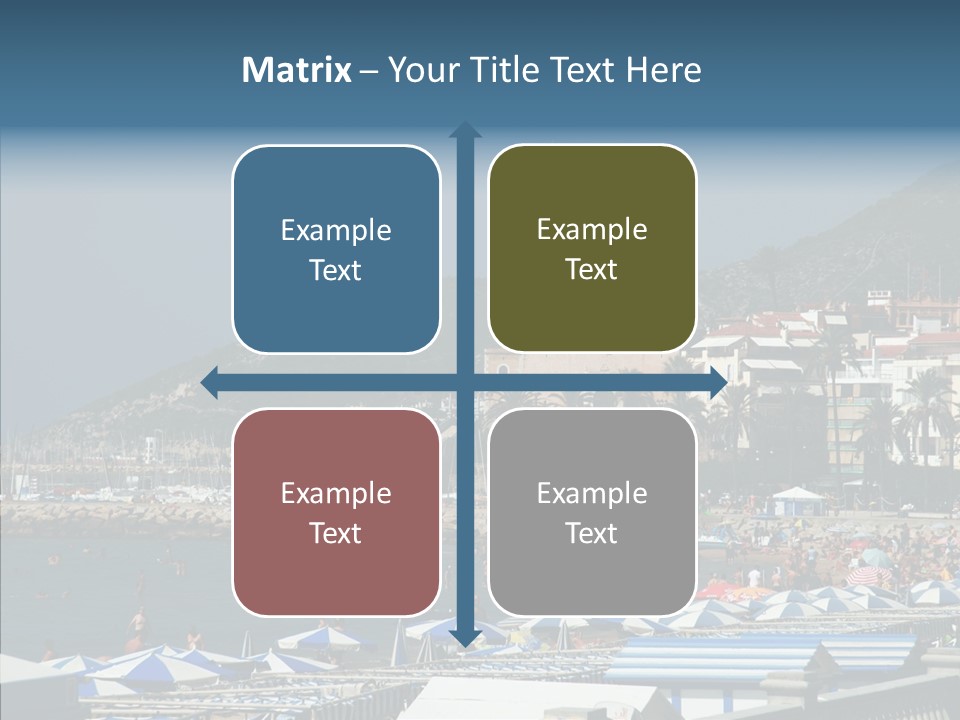 Monument Palm Green PowerPoint Template