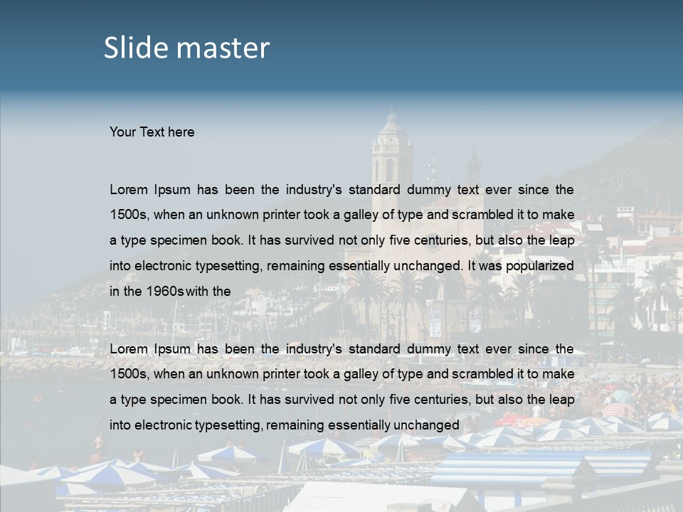 Monument Palm Green PowerPoint Template