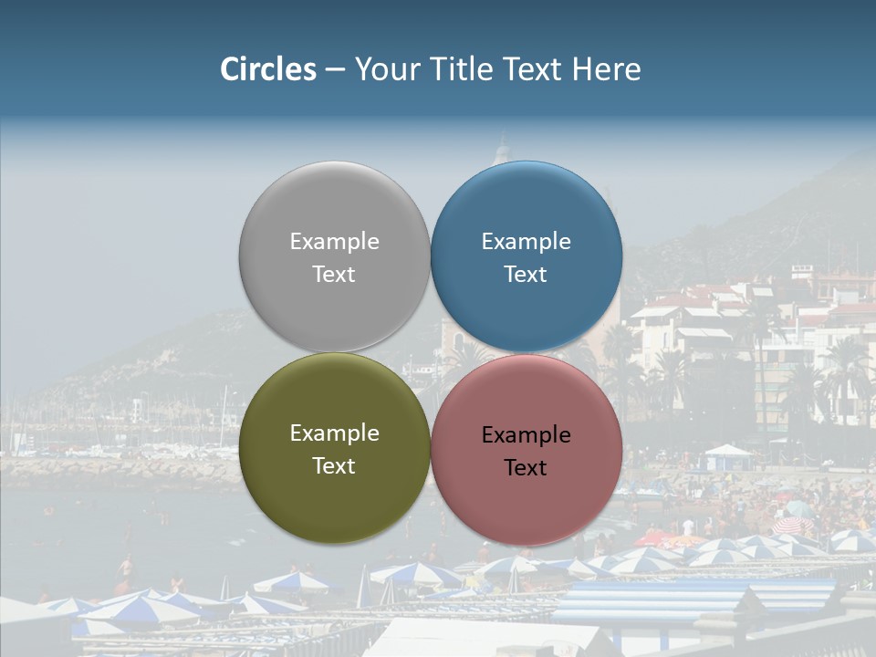 Monument Palm Green PowerPoint Template