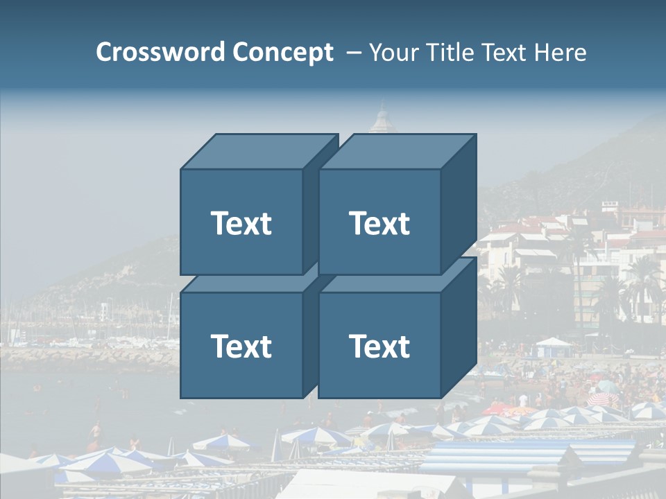 Monument Palm Green PowerPoint Template