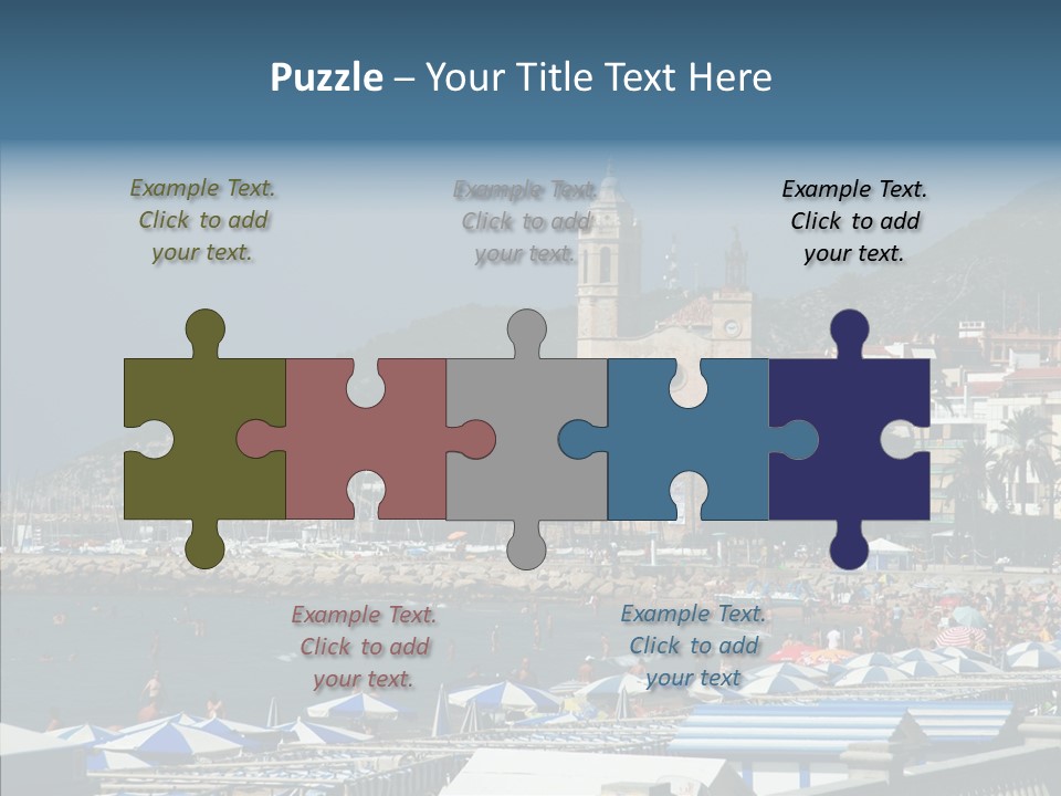 Monument Palm Green PowerPoint Template