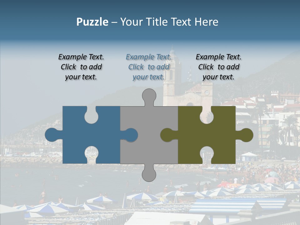 Monument Palm Green PowerPoint Template