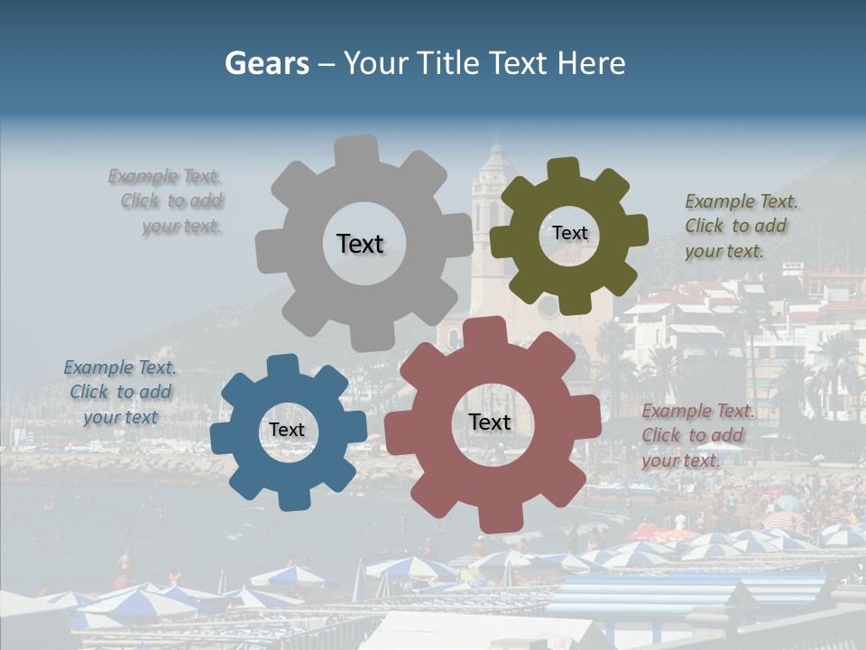 Monument Palm Green PowerPoint Template