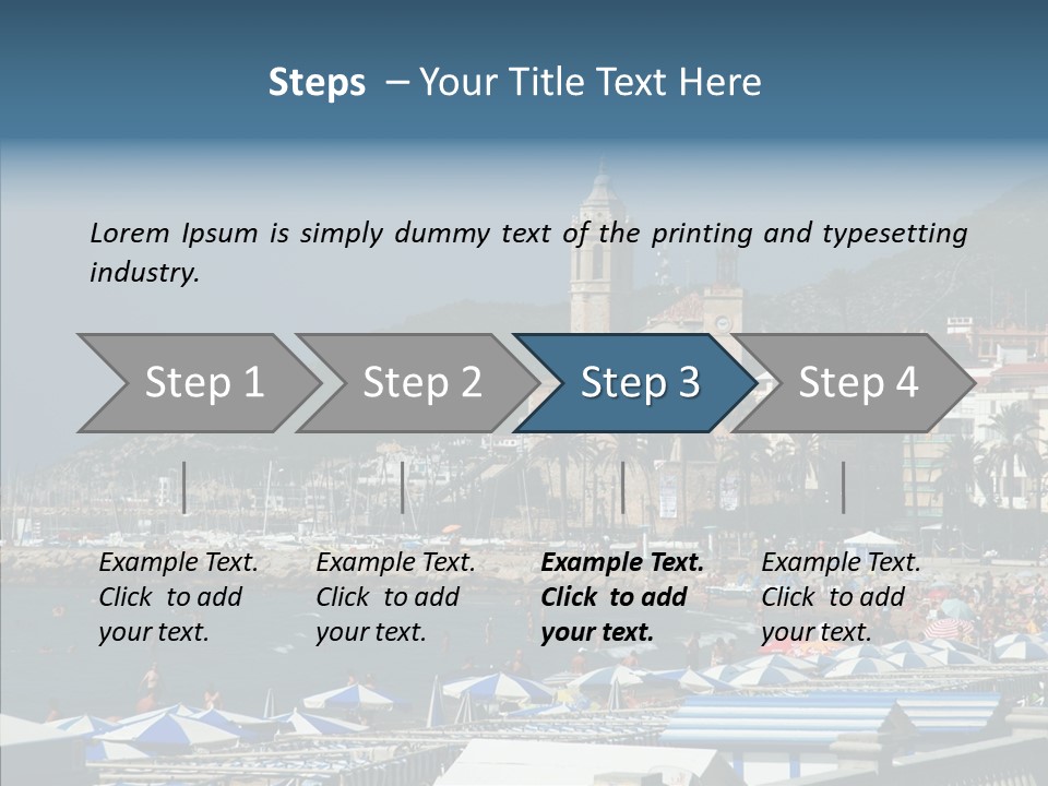 Monument Palm Green PowerPoint Template