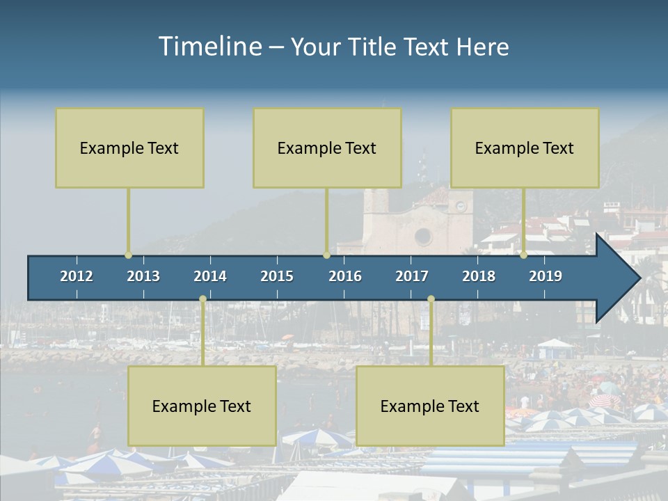 Monument Palm Green PowerPoint Template