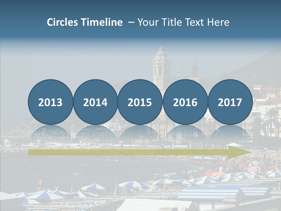 Monument Palm Green PowerPoint Template