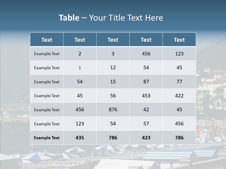 Monument Palm Green PowerPoint Template