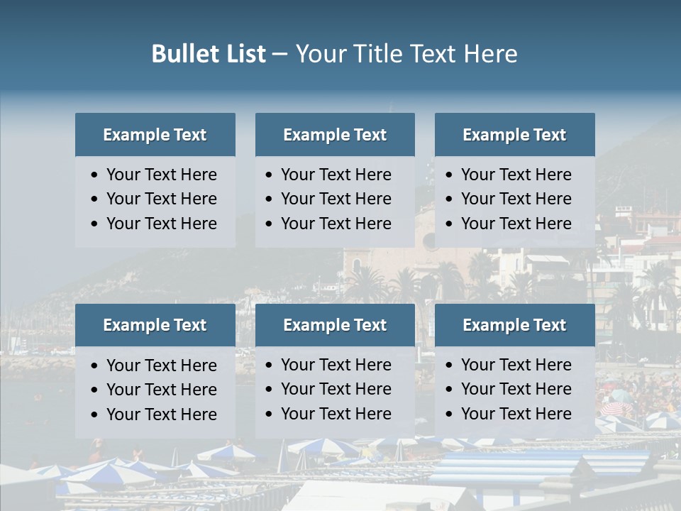 Monument Palm Green PowerPoint Template
