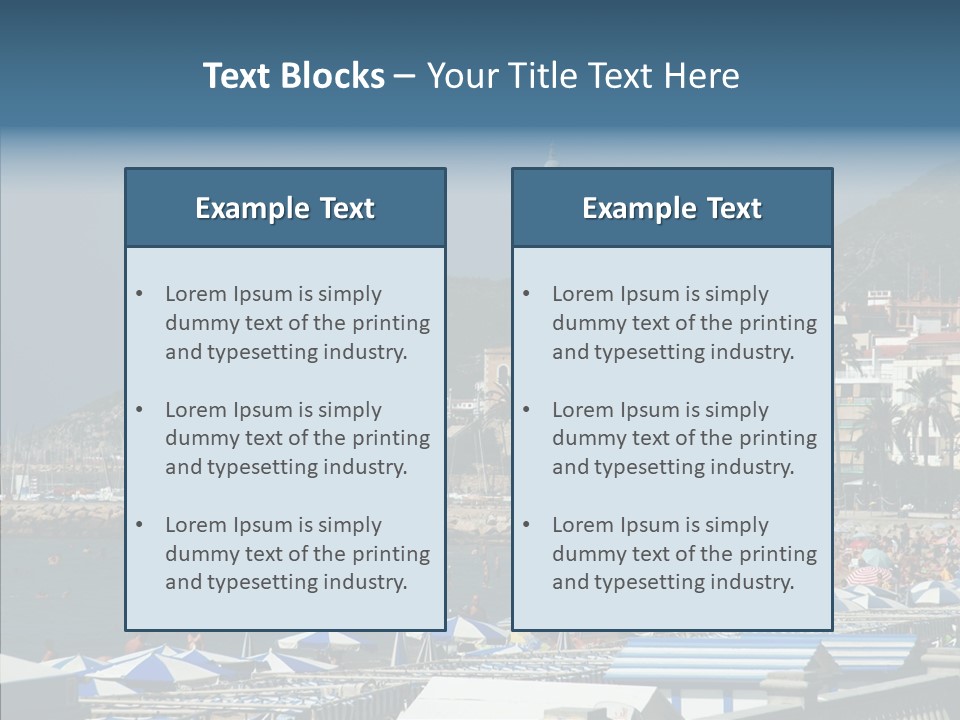 Monument Palm Green PowerPoint Template