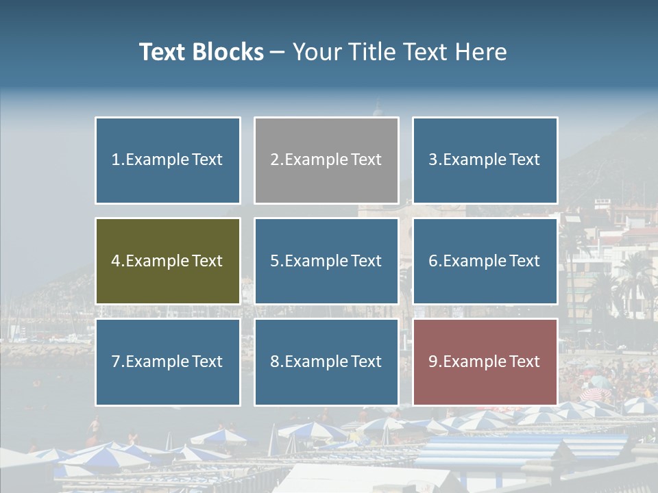 Monument Palm Green PowerPoint Template