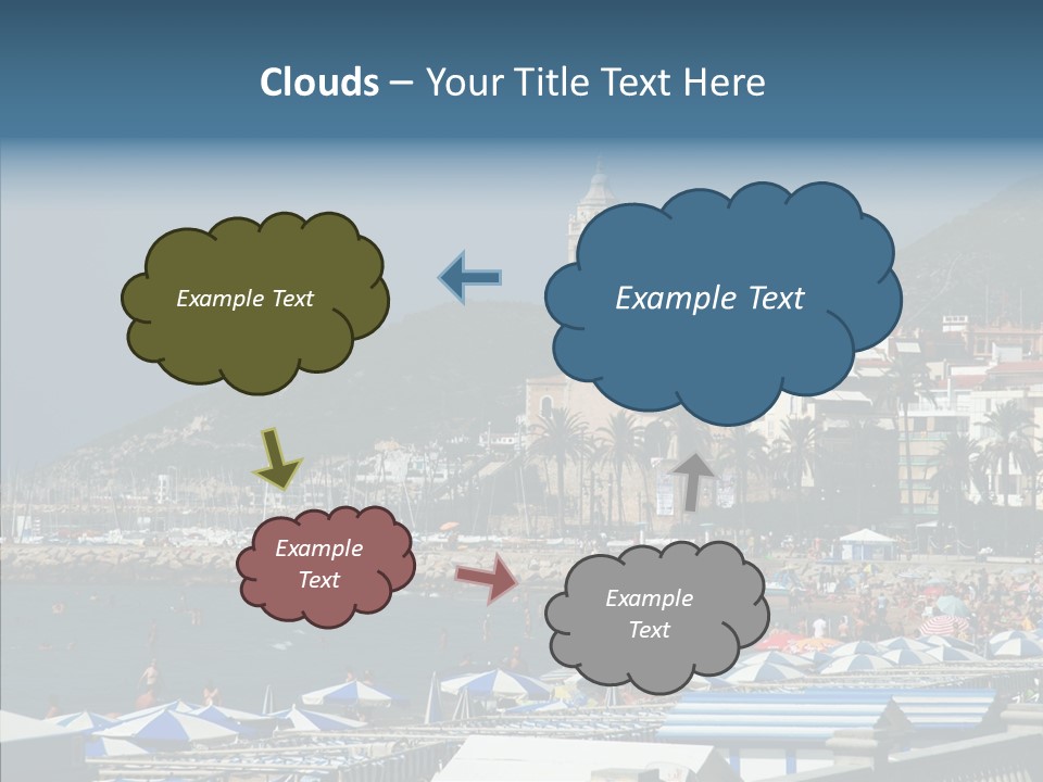 Monument Palm Green PowerPoint Template