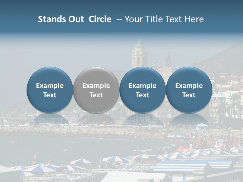 Monument Palm Green PowerPoint Template