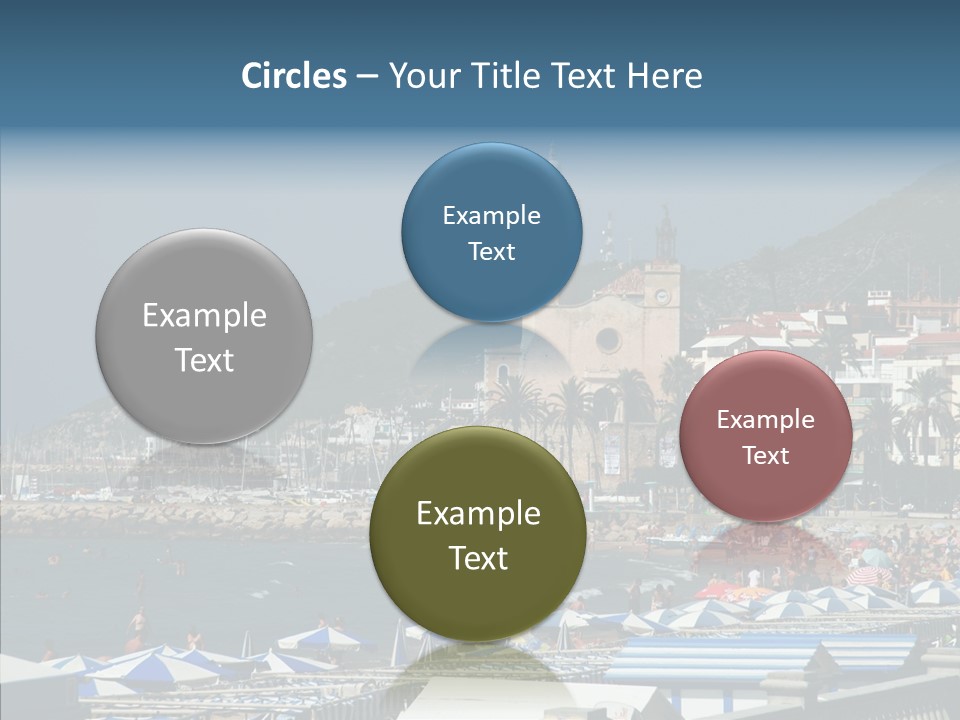 Monument Palm Green PowerPoint Template