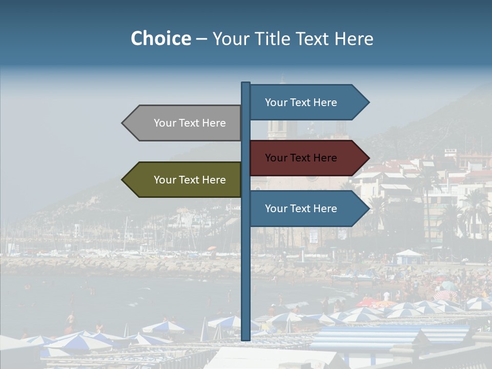Monument Palm Green PowerPoint Template