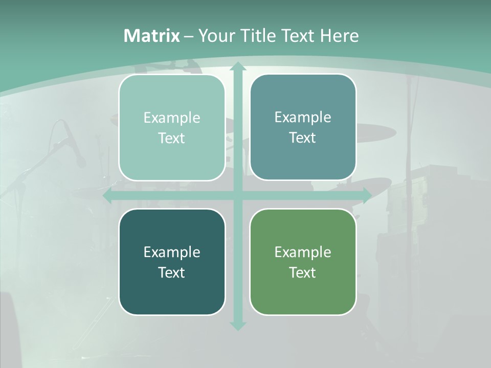 Illuminated Action Performing PowerPoint Template