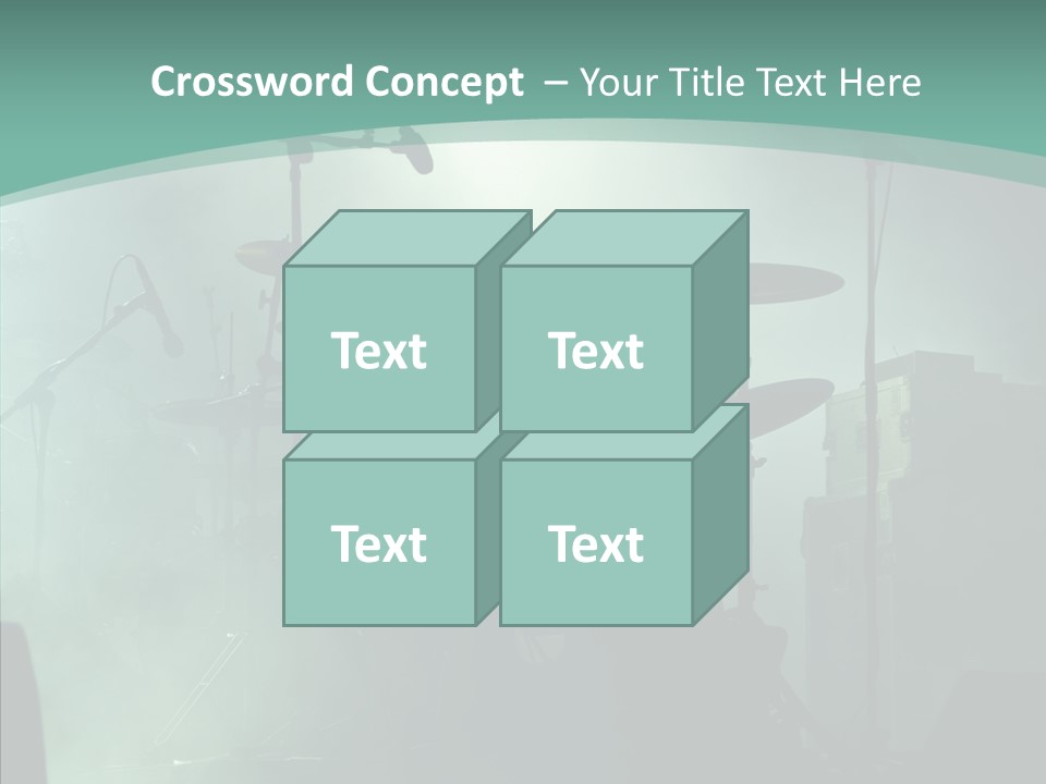 Illuminated Action Performing PowerPoint Template