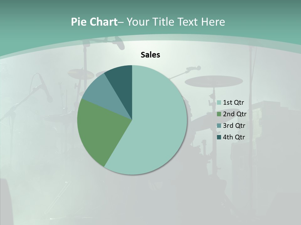 Illuminated Action Performing PowerPoint Template