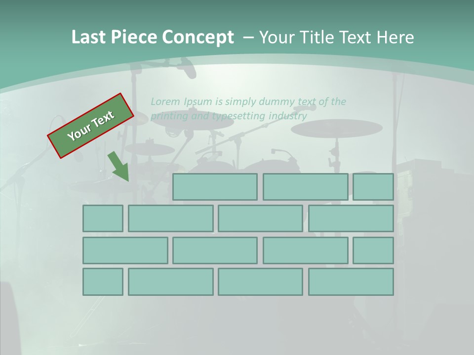 Illuminated Action Performing PowerPoint Template