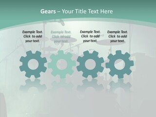 Illuminated Action Performing PowerPoint Template