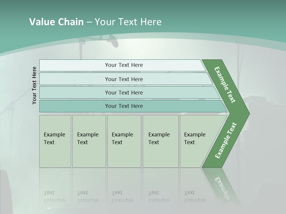 Illuminated Action Performing PowerPoint Template