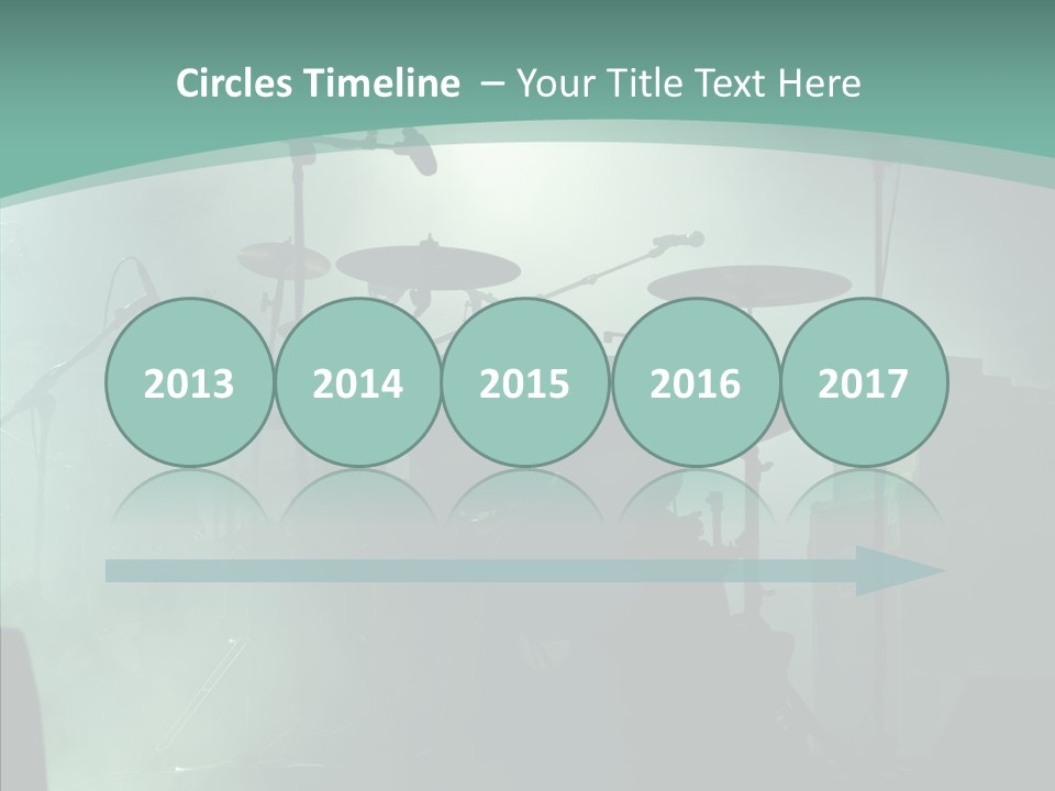Illuminated Action Performing PowerPoint Template