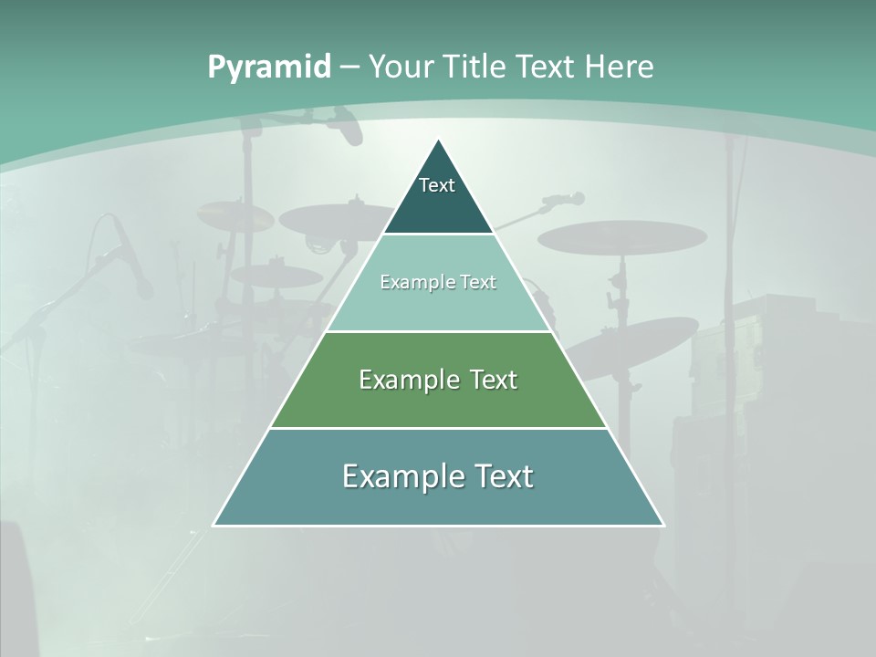 Illuminated Action Performing PowerPoint Template